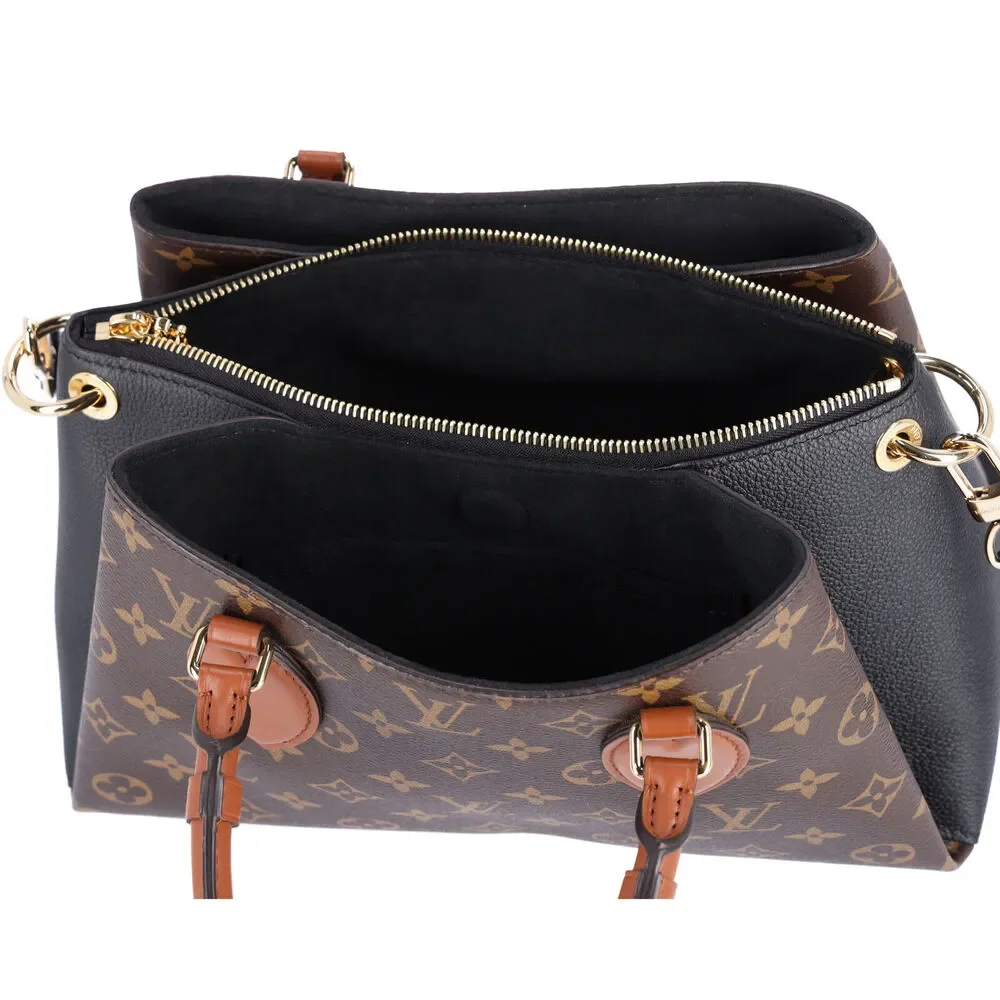 Louis Vuitton Vendome BB Monogram Handbag M46507 Noir Black Brown Satchel - Picture 9 of 10